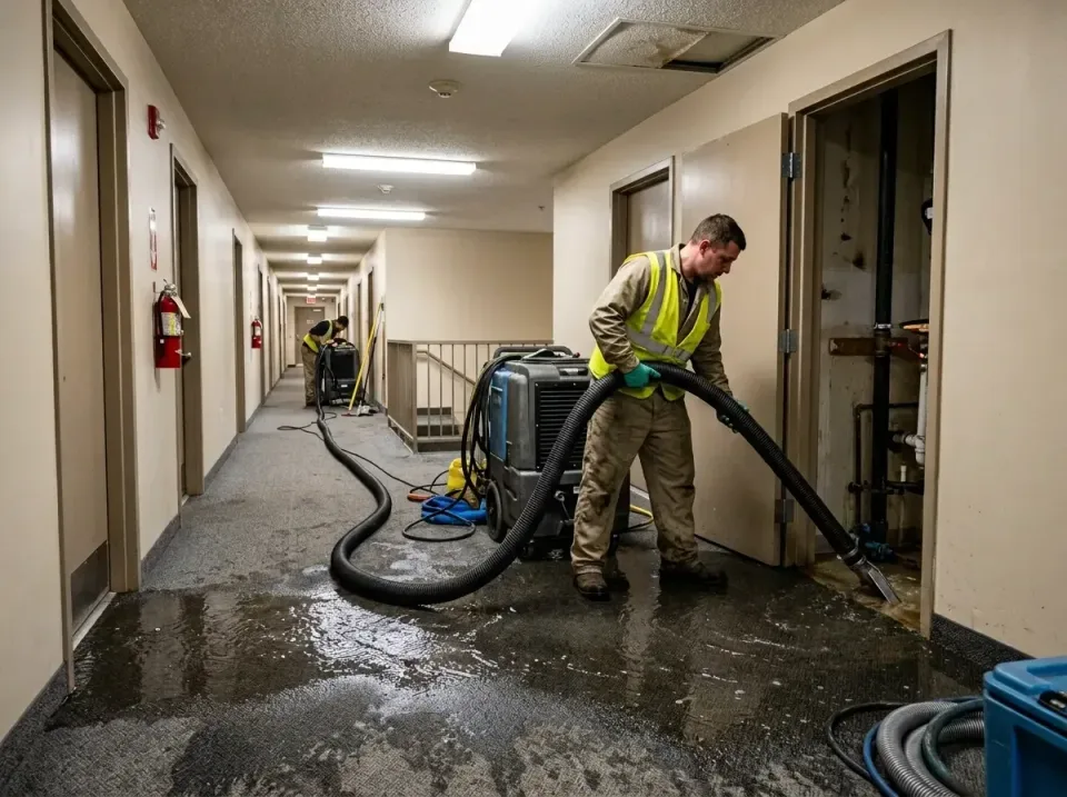 multi-unit-apartment-hallway-f-005 — frequently asked questions, Emergency Burst Pipe Water Extraction & Removal in Thornton…